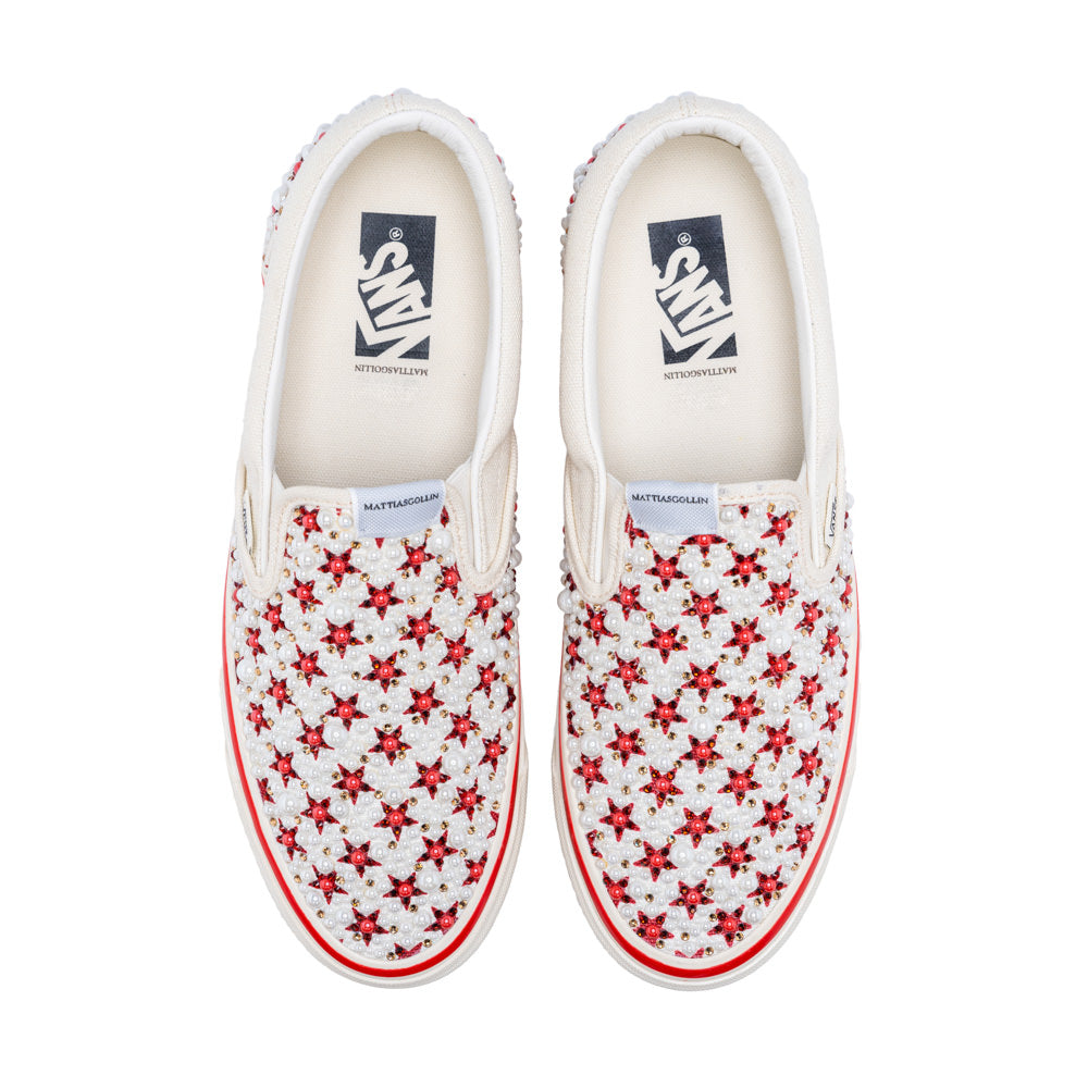 Vans Slip-On "STELLISSIMA ROSSA" by MATTIASGOLLIN