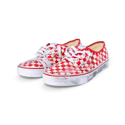 Vans “AUTENTICHE” Vissute Checkerboard Rosse by MATTIASGOLLIN