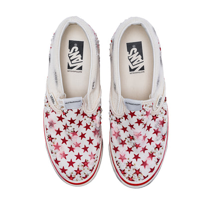 Vans Slip-On "STELLA Red Star" by MATTIAS GOLLIN