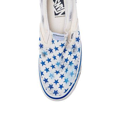 Vans Slip-On "STELLA Blue Star" by MATTIAS GOLLIN