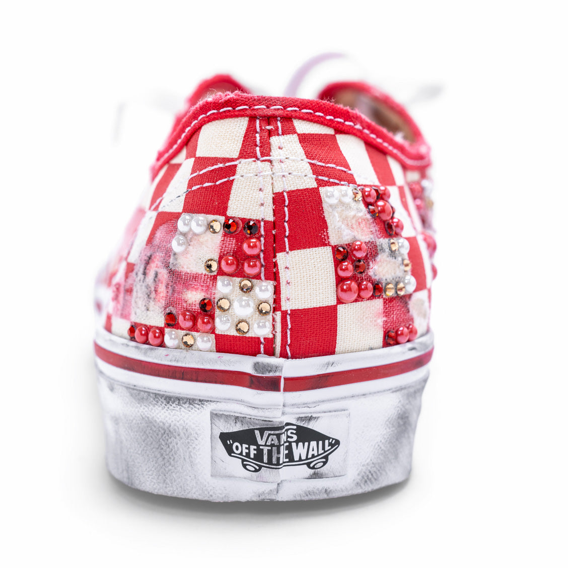 Vans “AUTENTICHE” Vissute Checkerboard Rosse by MATTIASGOLLIN